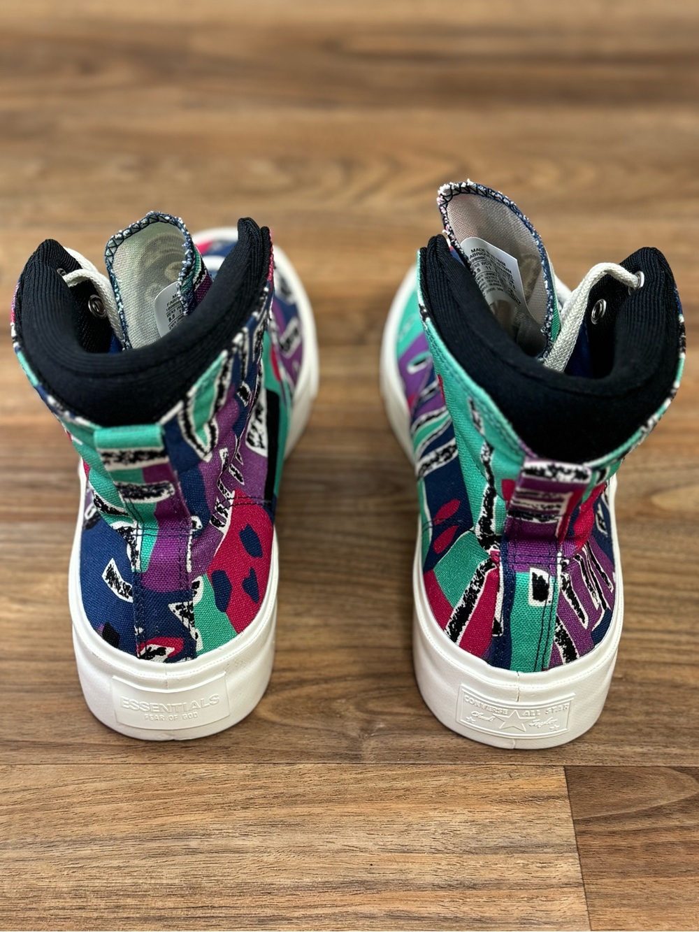 Converse x Fear of God Essentials Skid Grip Hi 169888C Multicolor Men’s 9.5 - Picture 5 of 12